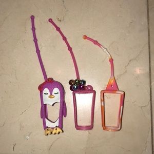 bath and body works sanitizer holders/keychains